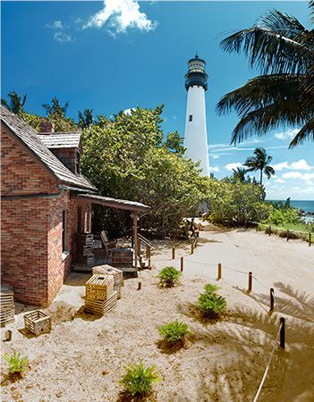 Cape Florida Light and Cottage for notecard