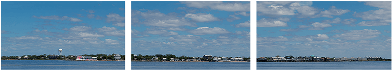 Cedar Key By Sea triptych