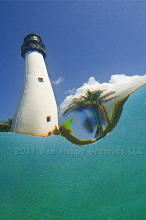Fish's View of Cape Florida Light