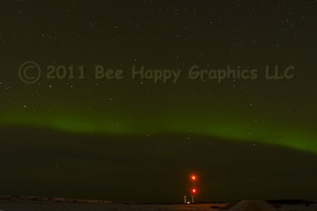 Big Dipper over the Northern Lights