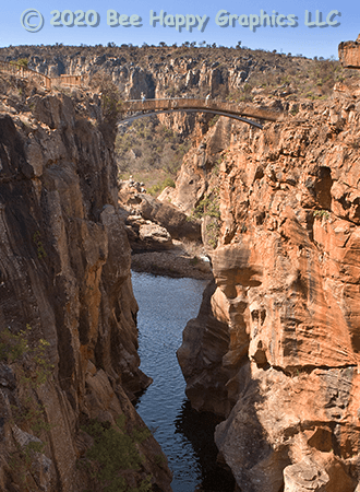 Footbridge Over Blyde River Canyon