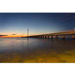 Seven-mile Bridge At Twilight