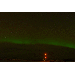 Big Dipper over Aurora Borealis